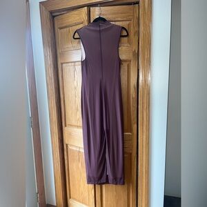 Silence + Noise Deep Purple Jumpsuit